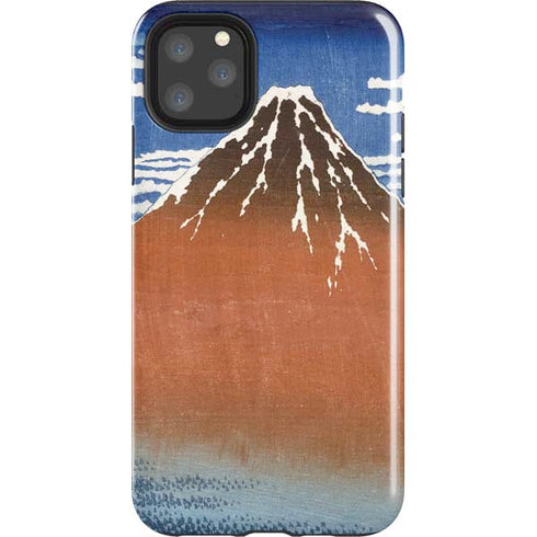 Hokusai Fuji Mountains in clear Weather iPhone Cases